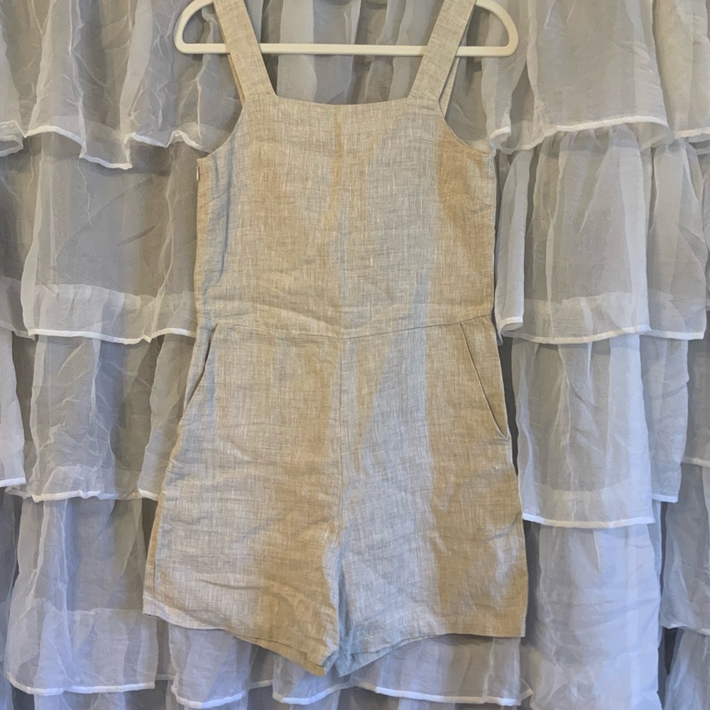 Assembly Label 100% linen romper